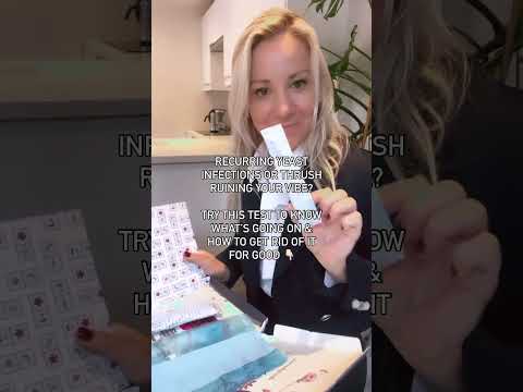 Test your vaginal microbiome if you have recurring thrush or yeast infections #shorts