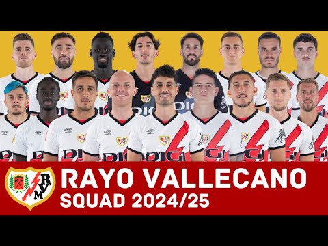 RAYO VALLECANO Full Squad For Season 2024/25 | Rayo Vallecano | FootWorld