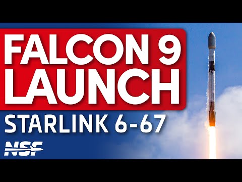 🚀 SpaceX Falcon 9 Launches Starlink 6-67 Mission